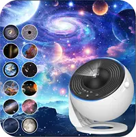 Feriales Galaxie Projektor 13-in-1 – HD Sternenhimmel Projektor mit Timer & 360° Drehung – Planetarium Lampe für Kinder & Schlafzimmer Deko 1
