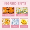 40PCS Turmeric Kojic Acid Cleansing Pads Exfoliating Pad Reduce Acne Brighten Skin Face Washing Tool Facial Cleanser Sponges 4