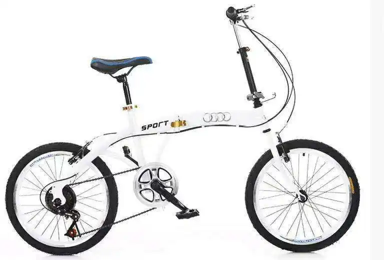 Bici Pieghevole 20 Pollici 6 Velocità - Telaio Acciaio Carbonio, Per Adulti E Adolescenti, Spedizione Da Germania - Foto 5