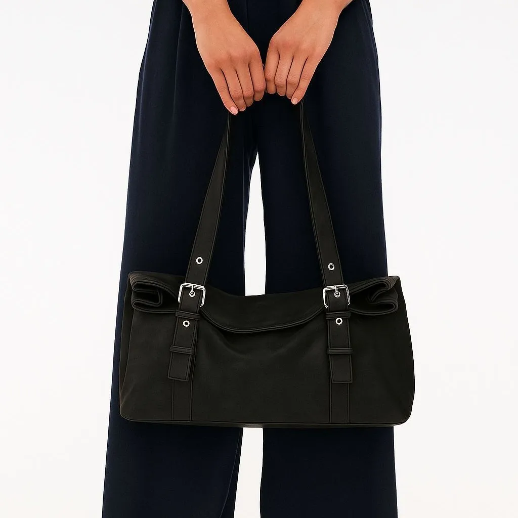 Large Capacity Single Shoulder Crossbody Bag Retro High-Quality Suede Armpit Bag Winter Luxury New Commuter Handbag