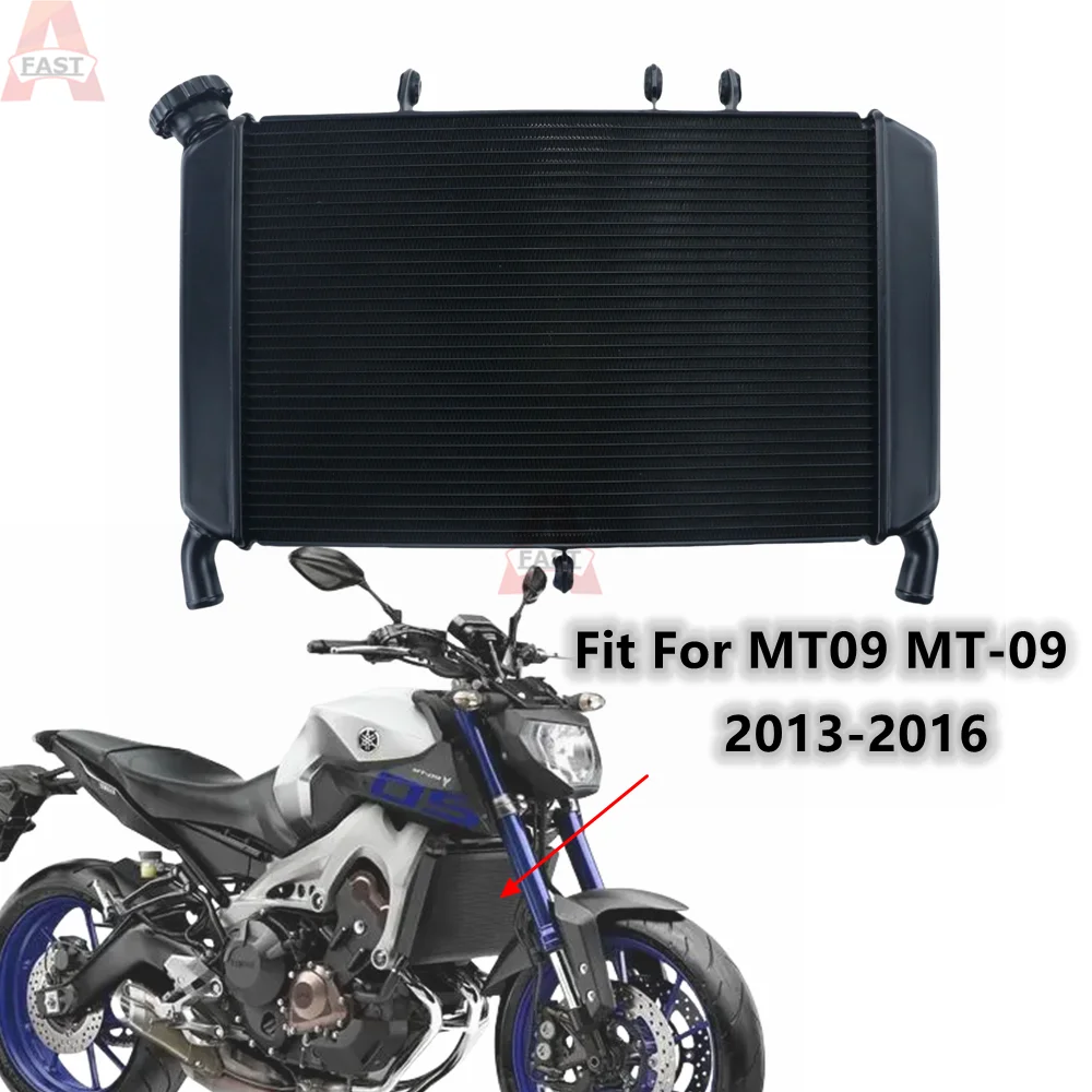 

MT 09 Motorcycle Accessories Engine Cooling Parts Radiator Cooler Water Tank System Fit For YAMAHA MT-09 MT09 2013 2014 15 2016