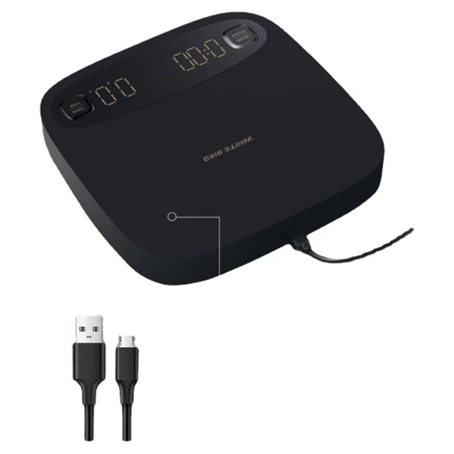 Konyhai Skála Újratölthető Csepegtető Kávé 2Kg/0,1 G Nagy Pontosságú Gramm Vízbiztos Lcd Digitális Méretű Fekete Sütés - Image 2