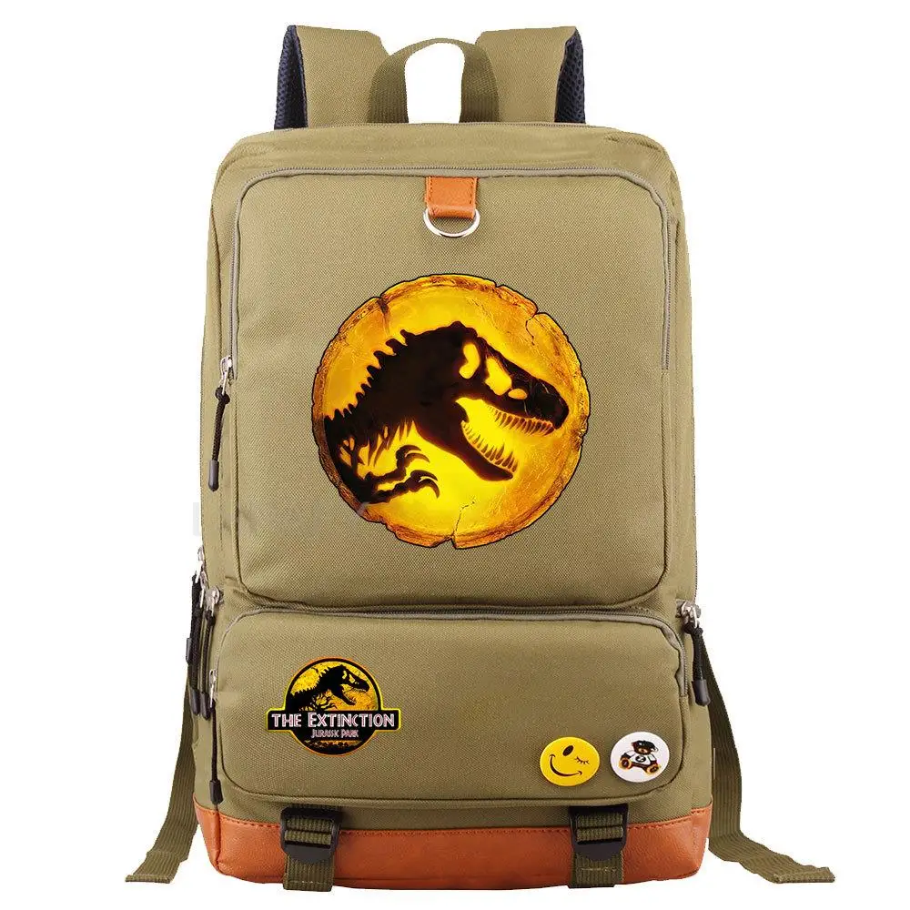 Jurassic World Zaini Stampa 3D Ragazzi Ragazze Adolescente Borse Da Scuola Oxford Impermeabile Unisex Viaggio Mochilas 18 Pollici