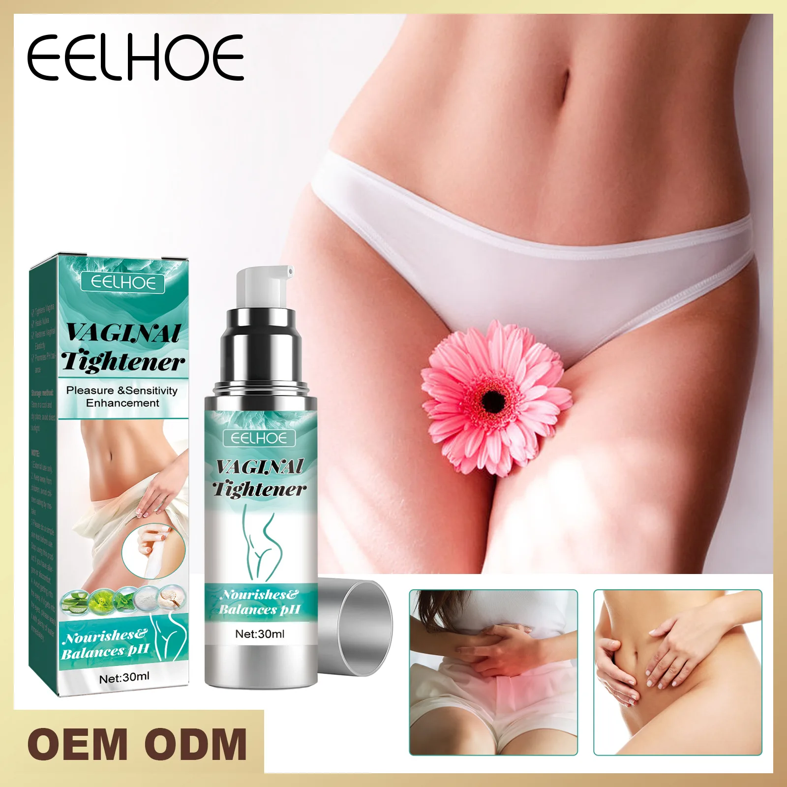 

EELHOE Vaginal Firming Cream Vaginal Wall Care Collagen Firming Postpartum Shrinkage Firming Repair Cream