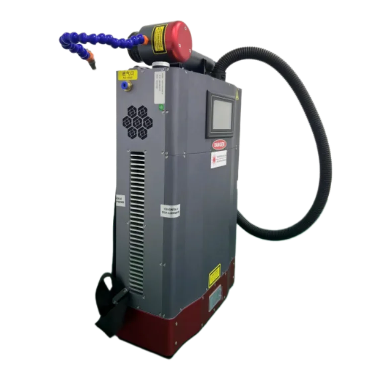 Portable 50W 100W Fiber Laser Cleaning Machine for Rust Removal Metal Oil clean 5