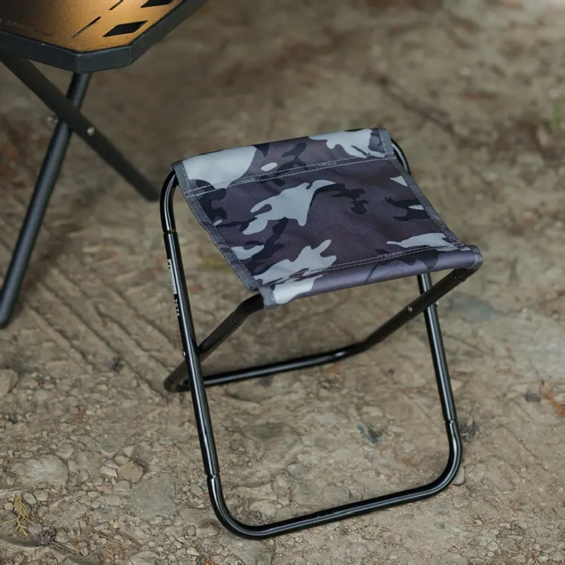 Shine Trip Portable Folding Stool Aluminum Alloy Outdoor Chair for Travel Beach Fishing Compact Mazha Train Seat