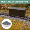 100G/bag 0.5-3Mm Train Track Cornerstone Railway Crushed Stone Diy Model Making Micro Roadbed Materials Model Scene for Diorama 6