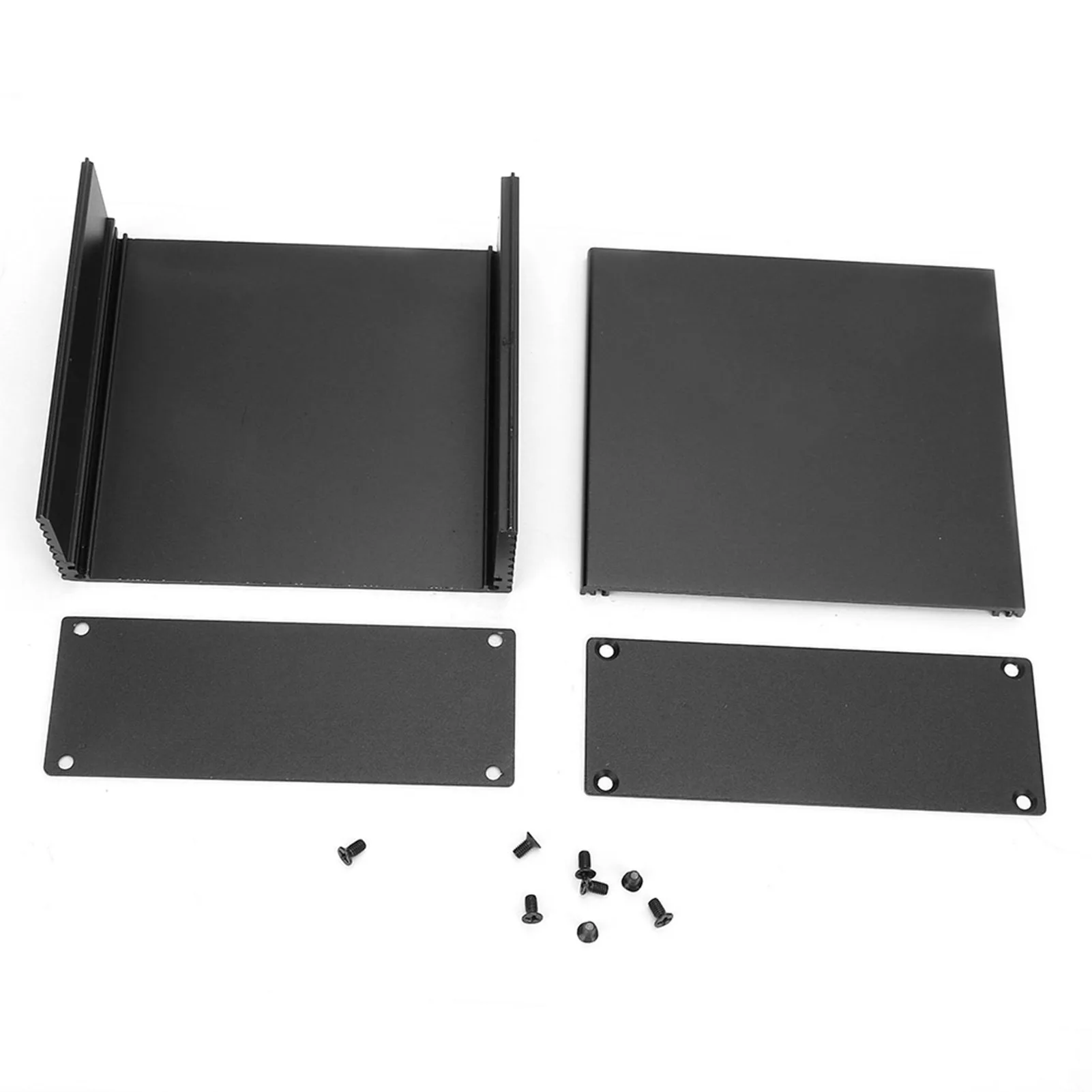 Circuit Board PCB Instrument Aluminum Cooling Box Electronic Project Enclosure Case