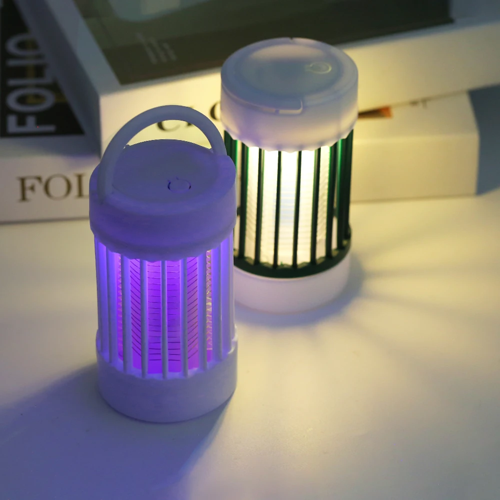 Mosquito killer lamp, mosquito lamp, insects repeller Kills Electric Mosquitoes DC 5V UV Lamp Portable USB Rechargeable Bug Zapper Insect Trap Anti Mosquito Lamp for Outdoor Camping
