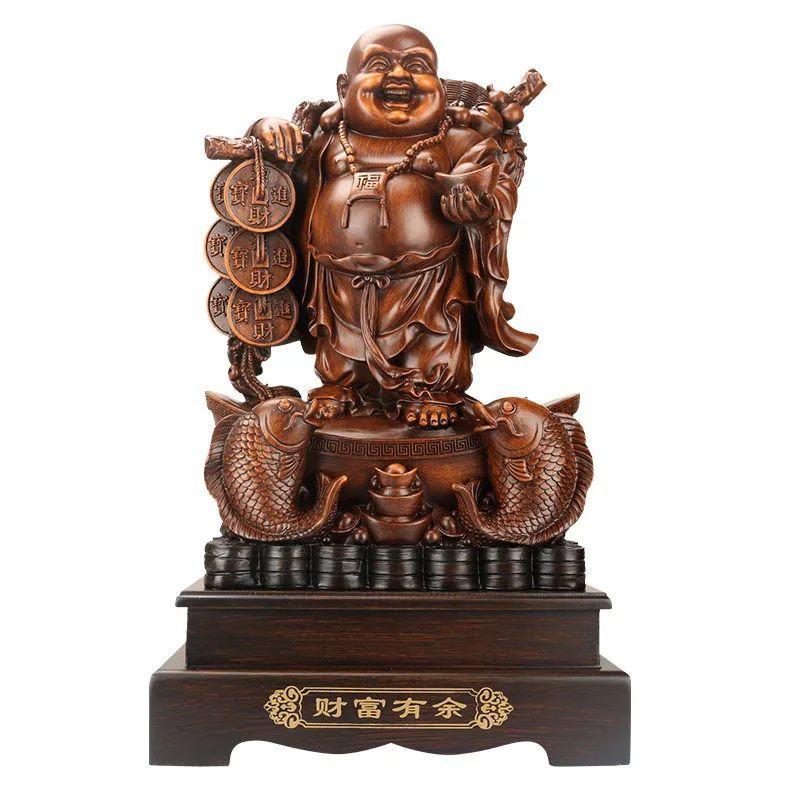 

Китайская статуя Будды из смолы, смеющееся, четыре стиля, счастливая фотография Будды, украшение для дома