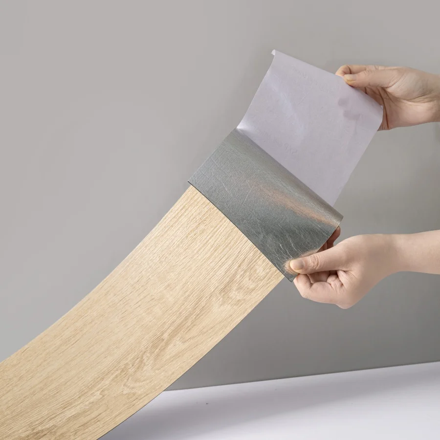32 Pieces 15X45Cm Sxp Wood Grain Strips Self-Adhesive Floor Wall Stickers Aluminum Foil Backing For Indoor Spaces
