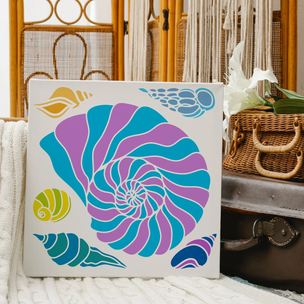 TIESOME 12 Stencil Foglie Di Vite Per Pittura – Riutilizzabili, 30x11cm E 30x7cm, Per Legno Pareti Mobili Fai Da Te