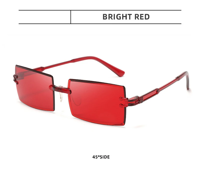 Fashio Vitage Suglasses Wome Rimless Frameless Rectagle Shades Gradiet Brad Summer Travelig Su Glasses for_voghion.com