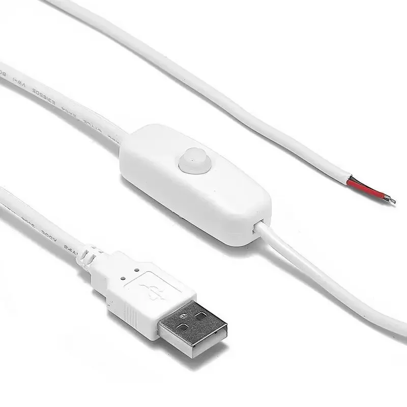 Prolunga USB Per Lampada LED Prolunga USB Con Interruttore ON/OFF Da 1 Prolunga USB Per Lampada LED Prolunga USB Con Interruttore ON/OFF Da 1