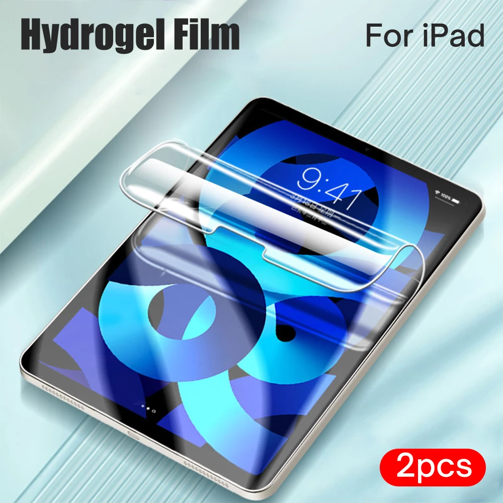 tablet stand holder 2Pcs Hydrogel Film For iPad Air 5 10.9 2022 iPad Pro 11 Air 4 for iPad 10.2 9th 8th 10.5 9.7 Mini 6 4 5 Liquid Screen Protector tablet holder