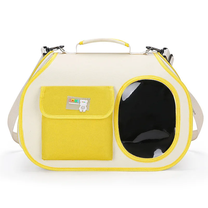 thumbnail image 1 of El transportín para mascotas más vendido, bandolera portátil de lujo para exteriores, gran capacidad, plegable, bolsa de viaje para gatos, 1 of 5