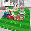 Green Soccer Field Carpet for Children's Room Game Large Area Rug Luxury Home Decor Non-Slip Children's Playmat Play Home Decor 5