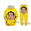 New Fashion 3D Print  Kevin Gates  Hoodies/Hooded Sweatshirts + Pants Trousers Suit Clothes Two-Pieces Sets  U01 2