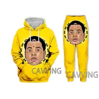 New Fashion 3D Print  Kevin Gates  Hoodies/Hooded Sweatshirts + Pants Trousers Suit Clothes Two-Pieces Sets  U01 2