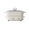 220V 6.5L Split Type 2 Flavor Hot Pot Household Electric Multi Cooker Home Electric Food Cooking Machine Hotpot 2