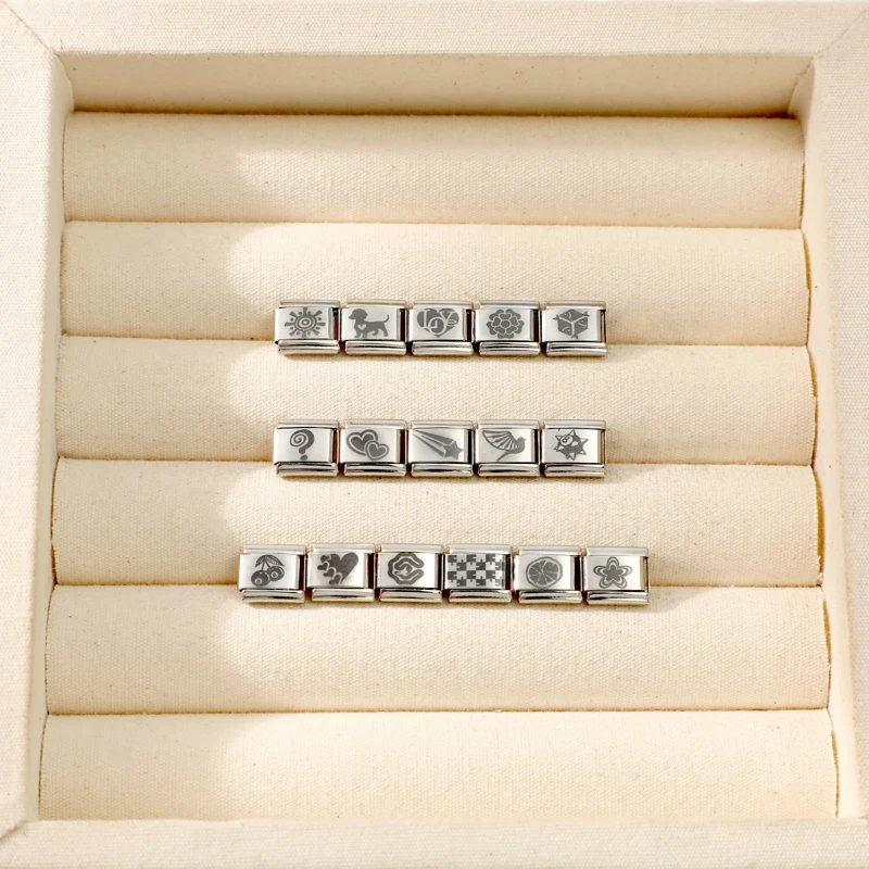 Laser Engraving Stainless Steel Bracelet Men Women DIY Making