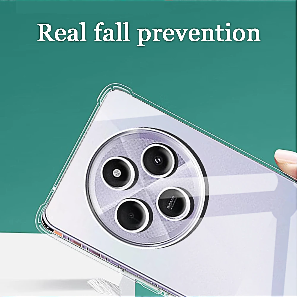 Crystal Clear Protective Phone Case with Enhanced Camera Guard