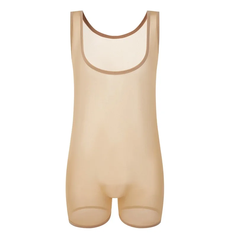 Mesh Leotard Bodysuit Undershirt 4