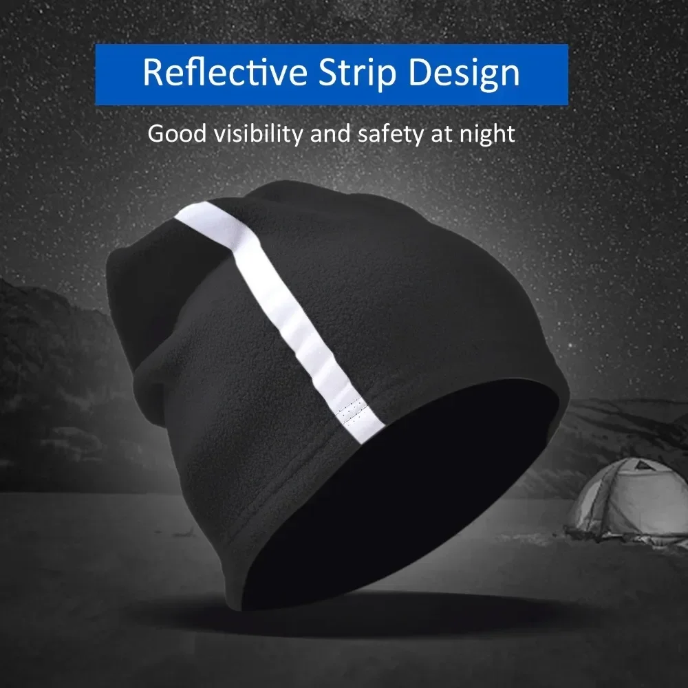 Description Picture 4 of itemWinter Cycling Motorcycle Bandana Thermal Fleece Warm Buff Neck Scarf Face Cover Reflective Neck Tube Facemask Multi-Functional