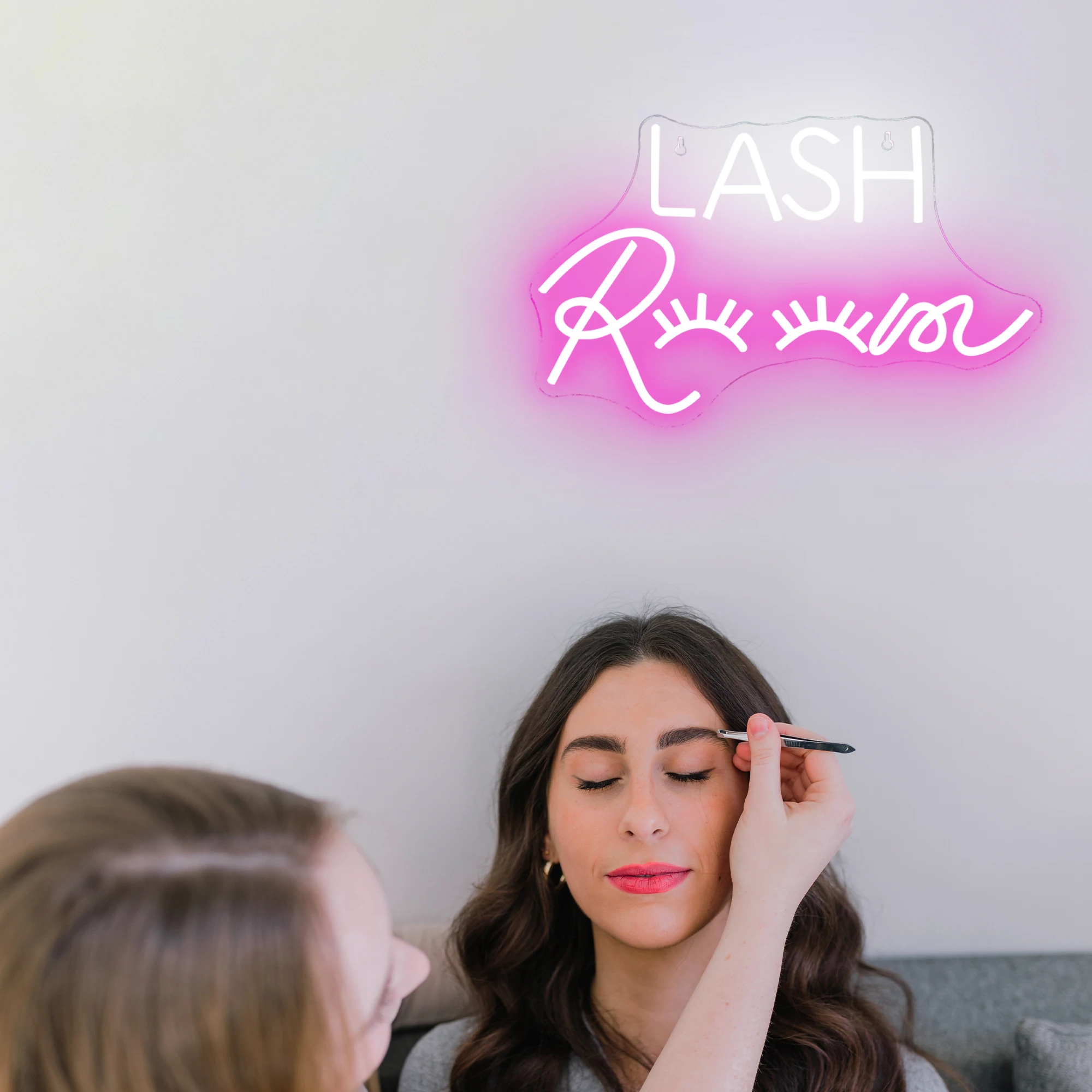 Artlast Lash Romance LED Neon Sign for Lash Room Decor Business Pink Lash  Light for Beauty Salon Lash Studio Lash Lounge Wall Decor