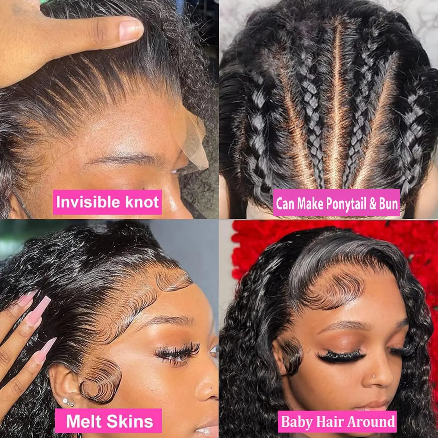 Invisi Strap HD 360 Full Lace Wig Human Hair Precut 360 Lace Frontal Wig Drawstring Snug Fit Glueless Preplucked 250 Densit human hair wig