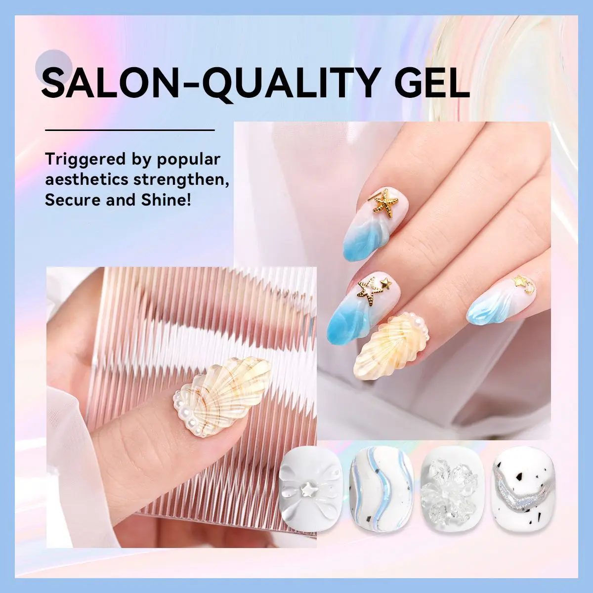 5ml 3D 네일 아트 조형 젤 (네일 아트 DIY 조각용 솔리드 네일 젤 폴리쉬 페인팅 라이너 5D 조형 모델링 매니큐어 DIY)