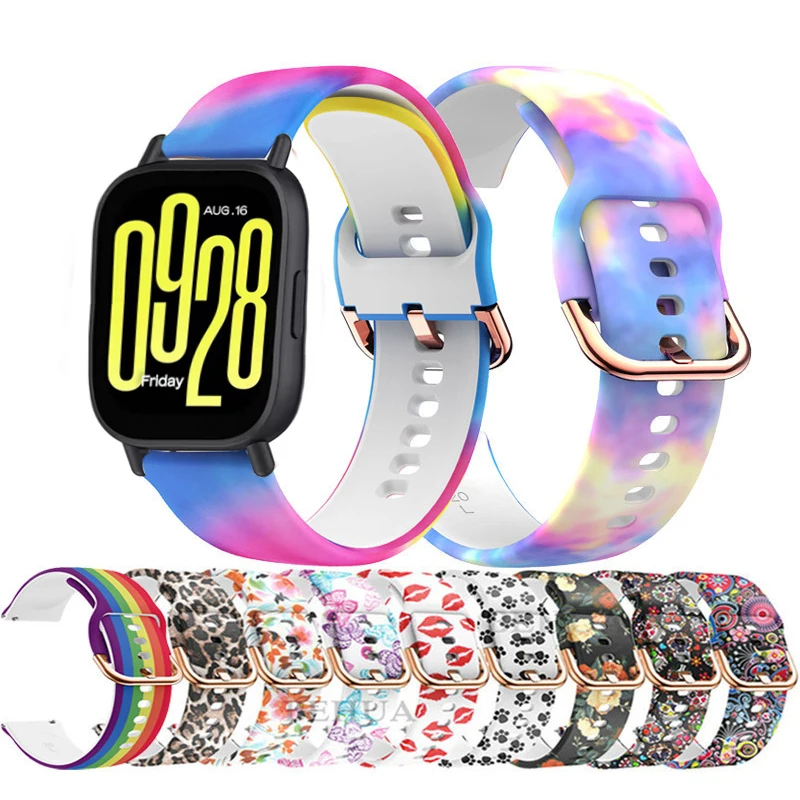 Colorful Silicone Sport Band Wristband Bracelet - Soft, Durable, and Adjustable