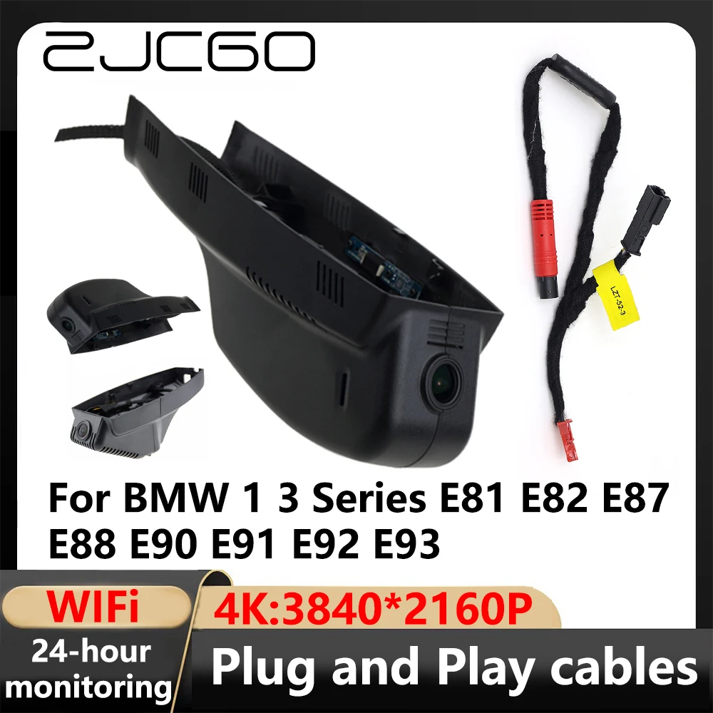 

ZJCGO 4K Wifi 24H 3840*2160 Car DVR Dash Cam Camera Video Recorder for BMW 1 3 Series E81 E82 E87 E88 E90 E91 E92 E93