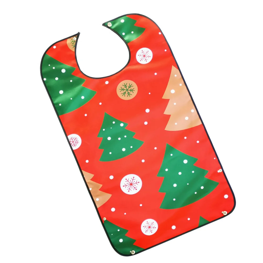 

Aprons for Men Adult Bib Adults Dining Mealtime and Women Girl Old Man Christmas Themed Drool Eating