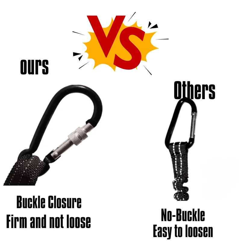 Heavy-Duty Black Tool Lanyard - Ensure Safety and Reliability