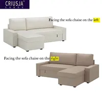 Couch Cover for vilasund sofa 3seat sofa L shape loveseat with chaise, Sofa Slipcovers for Living Room, Overall Style 2