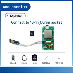10 Pin Accesorries , Include HDL662B & FCC1015A & HDLUSB Cable & SD Card