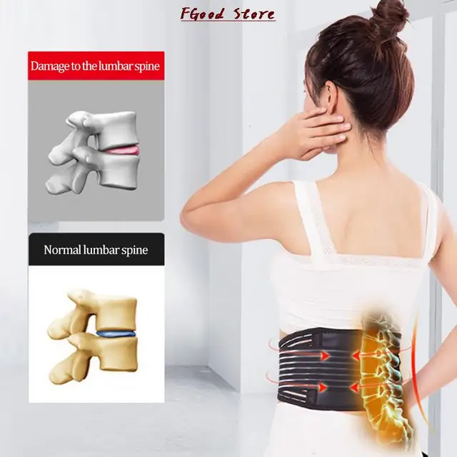 Tourmaline Mágneses Derék Zárójel -Tartószalag Önfűtés Alsó Háttámlát Támogatja Az Újrafelhasználható Hőcsomagot - Image 6