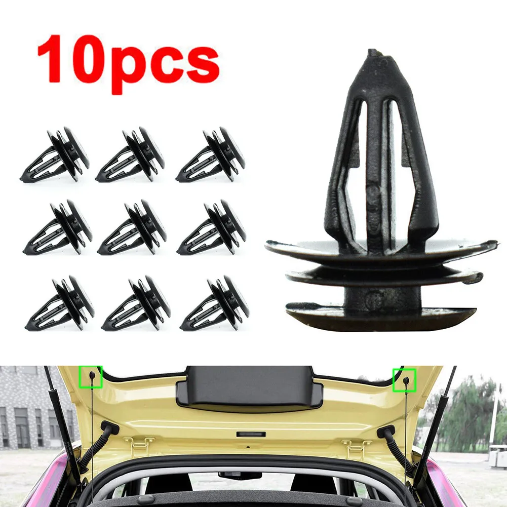 

10pcs Car Rear Boot Load Cover Parcel Shelf String Cord Clips Retainer Auto Replacement Accessory For MG 3 2018~2021 10116060