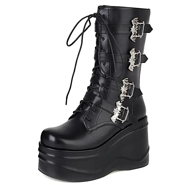 High Platform Boots | Women's Boots | Party Shoes | High Heels - Brand New  Ladies Lace-up - Aliexpress