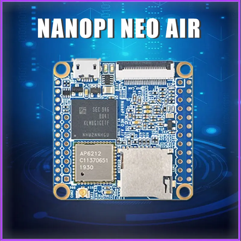 NanoPi NEO Air 512MB RAM WIFI&Bluetooth,8GB/32GB eMMC Allwinner H3 Quad-core Cortex-A7