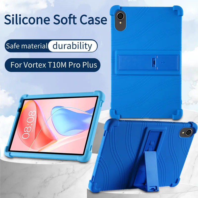 

For Vortex T10M Pro Plus 10.1 inch Tablet Shockproof Cover Baken D10A 10.1 inch Silicon Stand Adjustable Protective Shell Soft