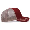 Custom Trucker Hat Logo Cotton Mesh Breathable Baseball Cap Women Men Summer Sunshade Mesh Cap 5 Panels Truck Hat Cap Wholesale 3
