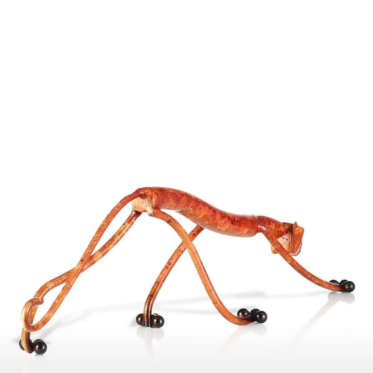Creative home furnishings, modern metal decoration, handicrafts, gifts wholesale, Leopard TV cabinet decorations