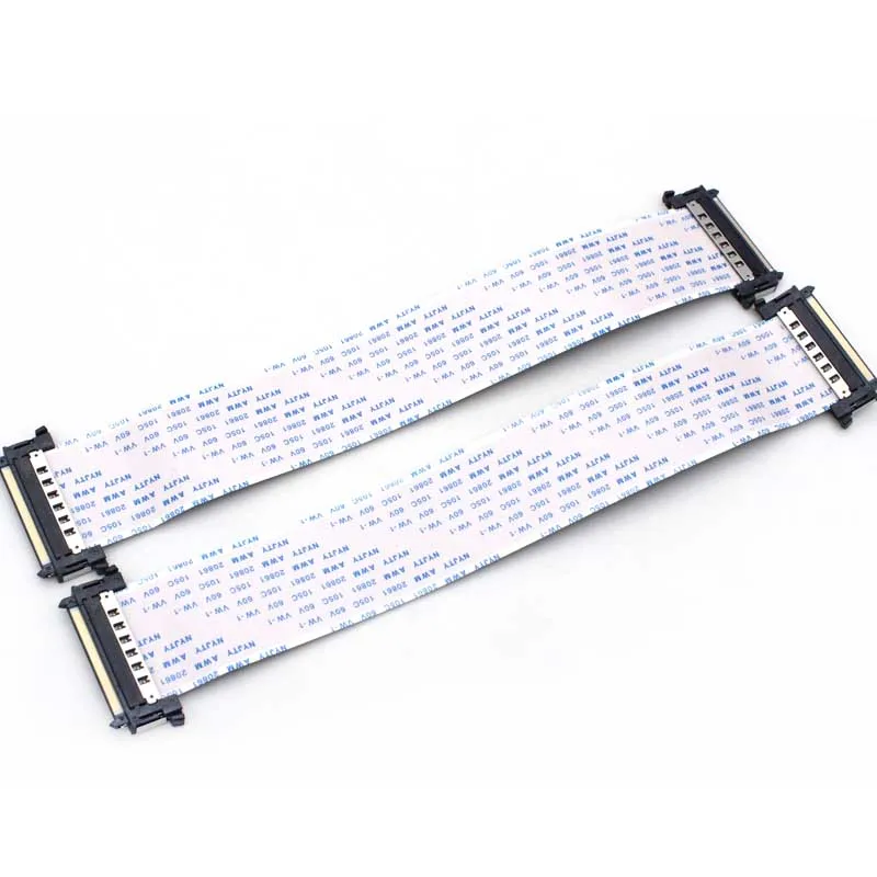 울트라 HD LCD 스트립 케이블, 51 핀 I-PEX, 4K LVDS, AWM 20861, 20706, 105C, 60V, VW-1 V-by One, 51 P FFC 더블 헤드