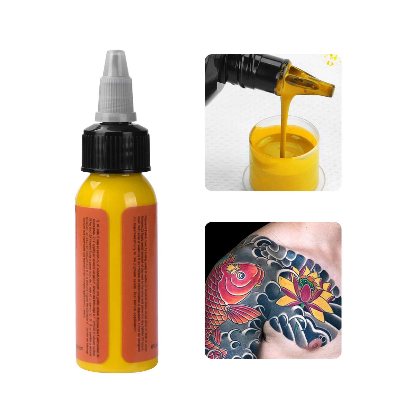 30ml 14Colors Mixing Tattoo Ink Permanent Makeup Tattoo Paint Body Art Natural Plant Permanent Pigment Ink Set Supplies
