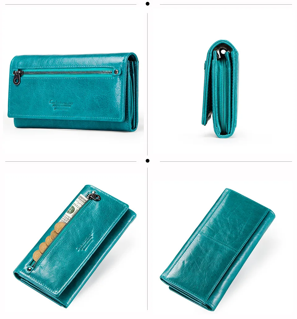 Embossed Empress Collection Wallet with 8 credit card slots