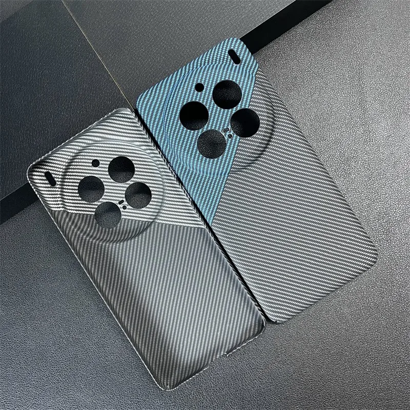 Slim Carbon Fibre Protective Phone Case - Hard PC Back Cover