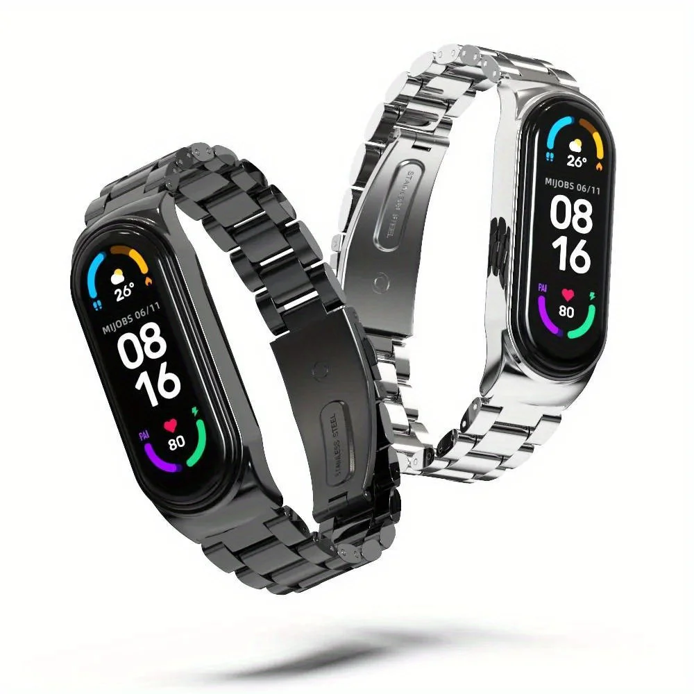 Strap for Mi Band 8 7 6 5 4 3 Metal Correa Mi Band 6 Bracelet Opaska Mi Band 5 Wristband Pulseira Miband Watch Bend NFC