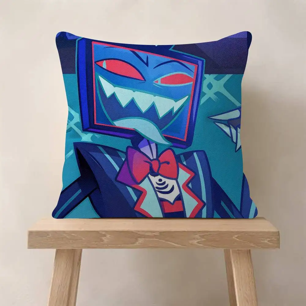 Anime H-Helluva Boss Vox Kissen, Geschenk, Heim- und Bürodekoration, Schlafzimmer, Sofa, Auto, Kissenbezug, 45 x 45 cm – Detail 8